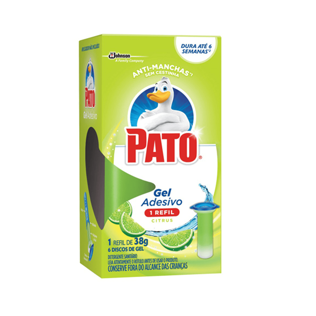 Adesivo Gel Citrus Refil 6un Pato