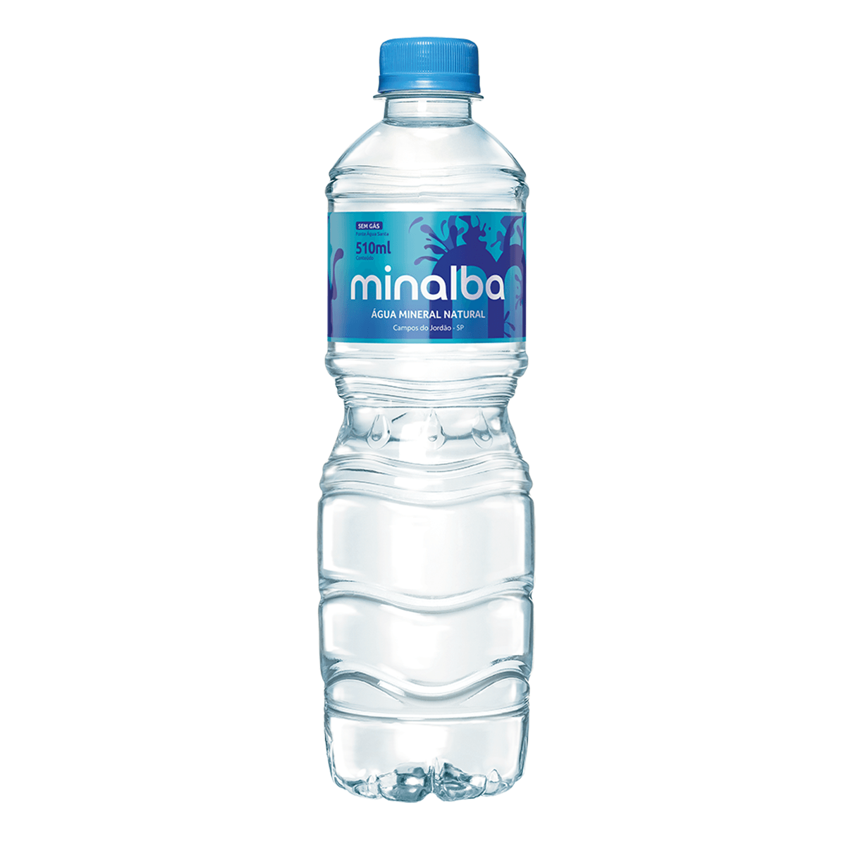 Agua Mineral Sem Gás com 12 unidades de 510ml Minalba