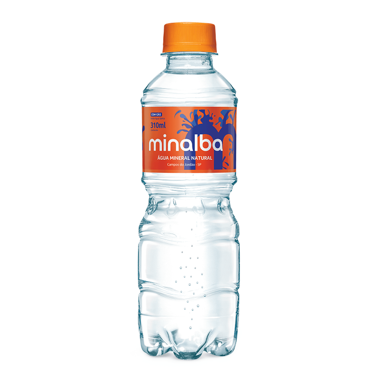 Água Mineral Com Gás com 12 unidades de 310ml Minalba