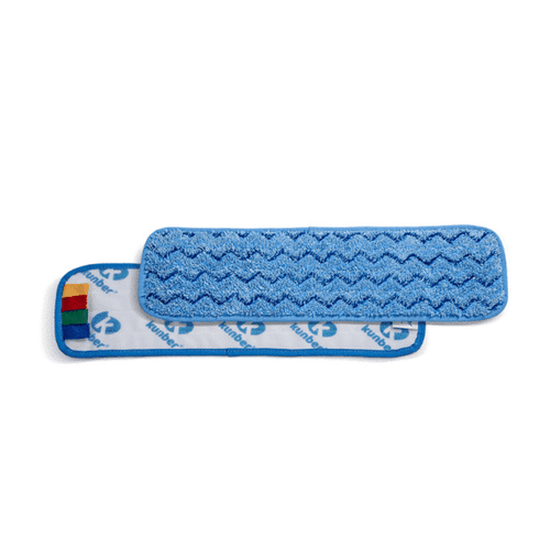 Refil Mop Úmido Microfibra Parede Azul 33cm Kunber