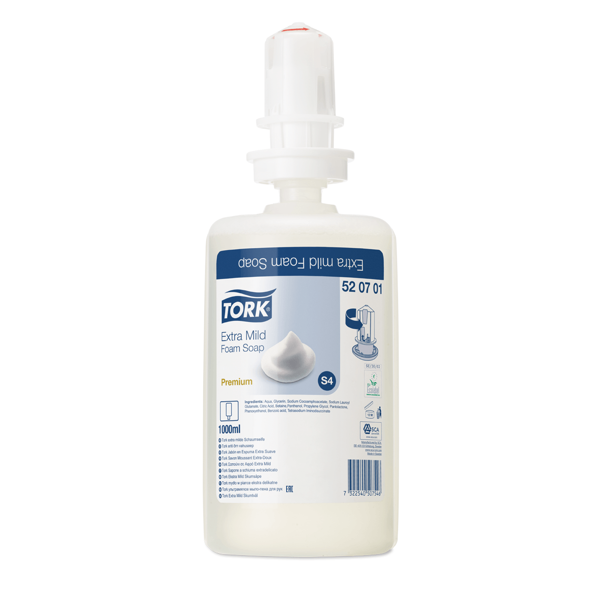 Sabonete Espuma Refil Extra Suave 1L Tork