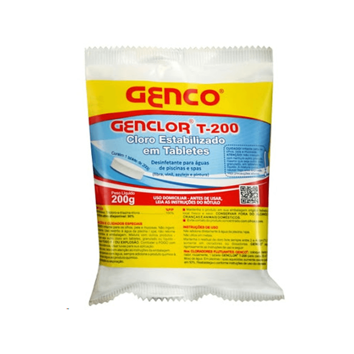 Pastilhas Cloro Estabilizado 200g Genco