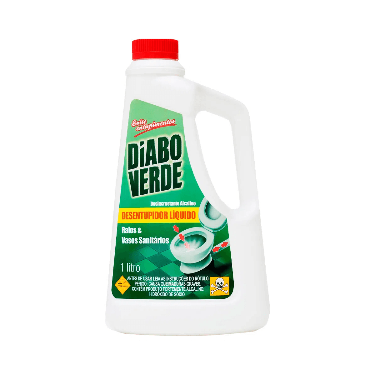 Desentupidor Líquido 1L Diabo Verde