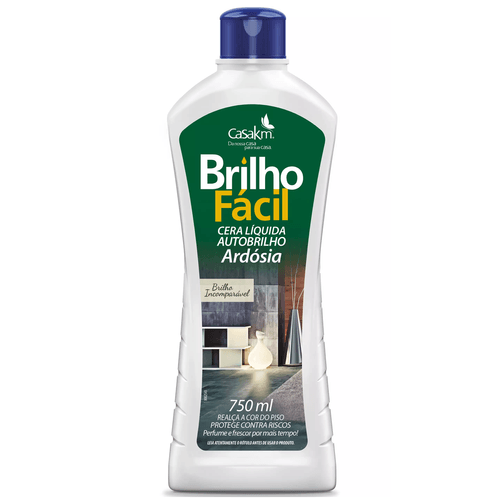 Cera Líquida Ardósia 750ml  Brilho Fácil