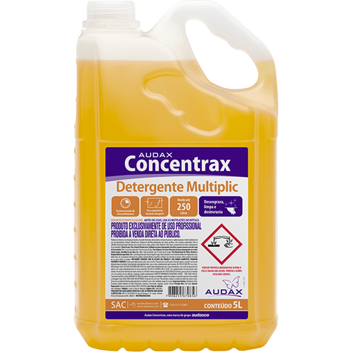 Detergente Desincrustante Multiplic 5L Concentrax