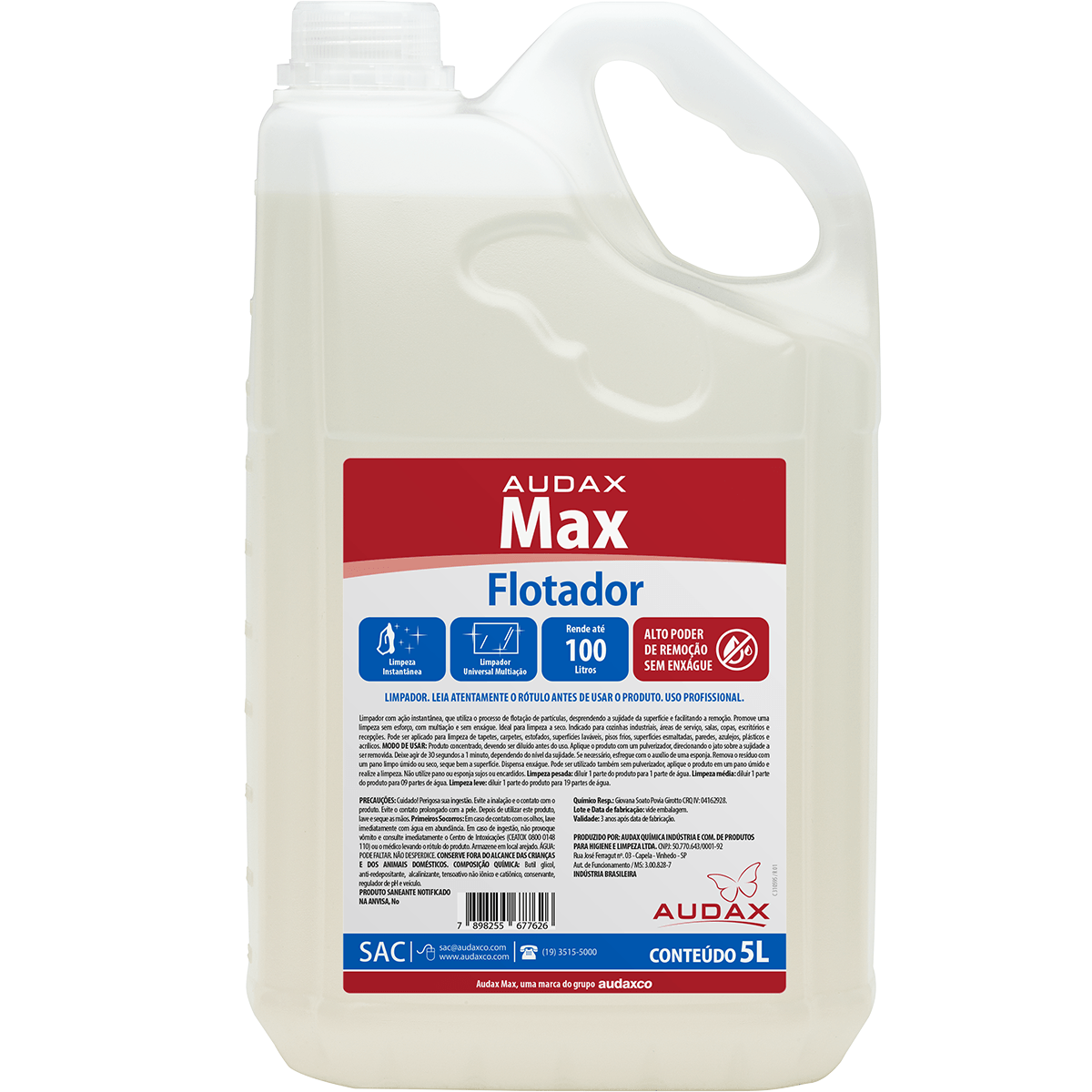 Limpador Flotador 5L Max