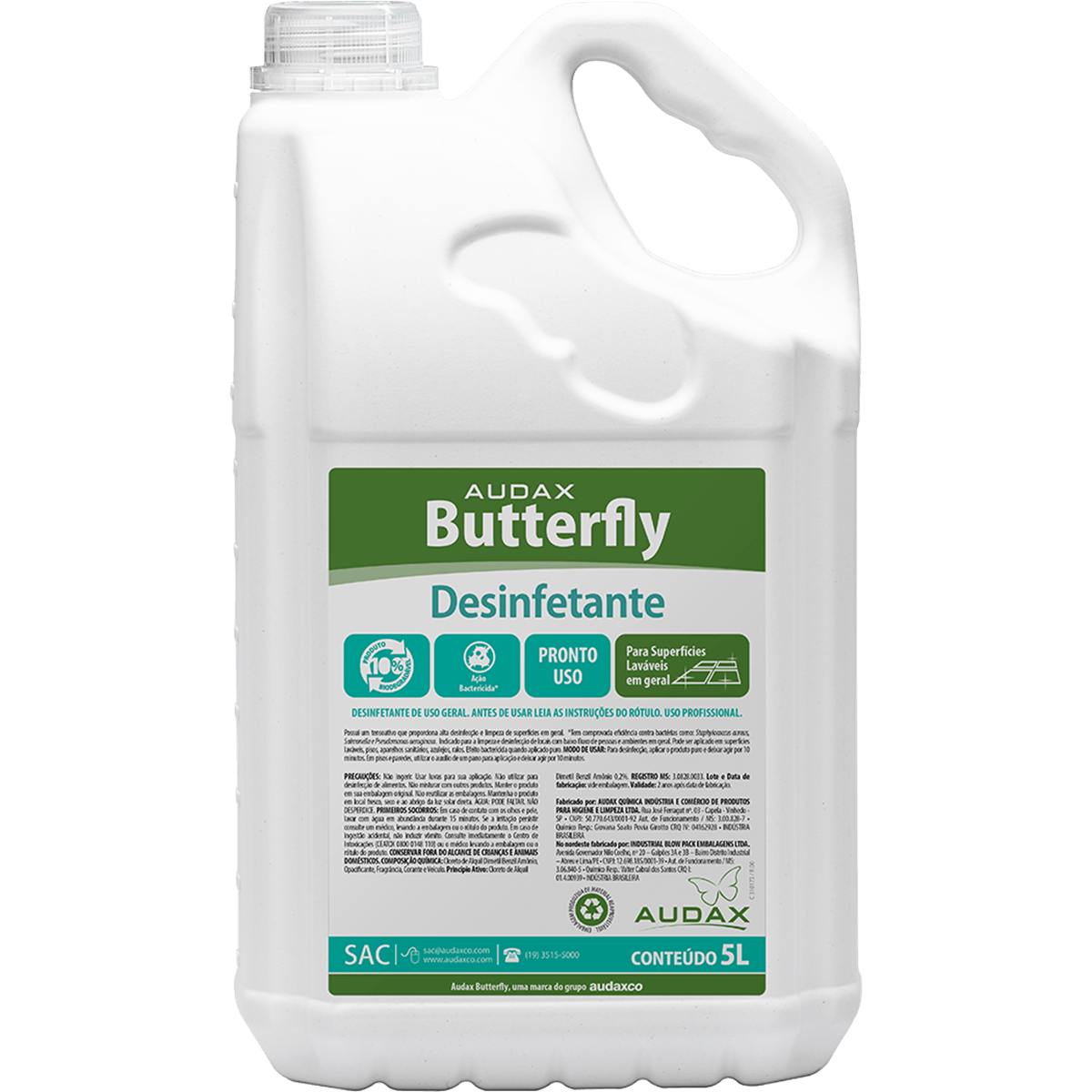 Desinfetante Floral 5L Buterfly