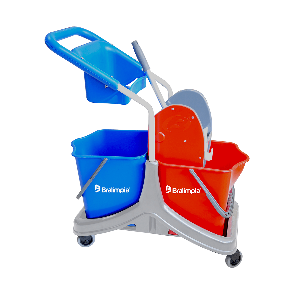 Conjunto Mop Duplo Doblô 50L Bralimpia