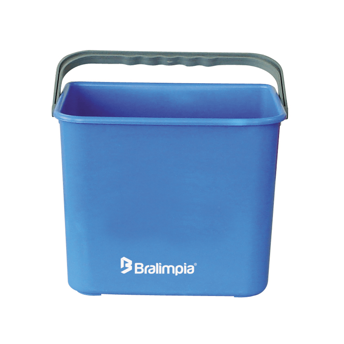 Balde Com Alça Azul 4L Bralimpia