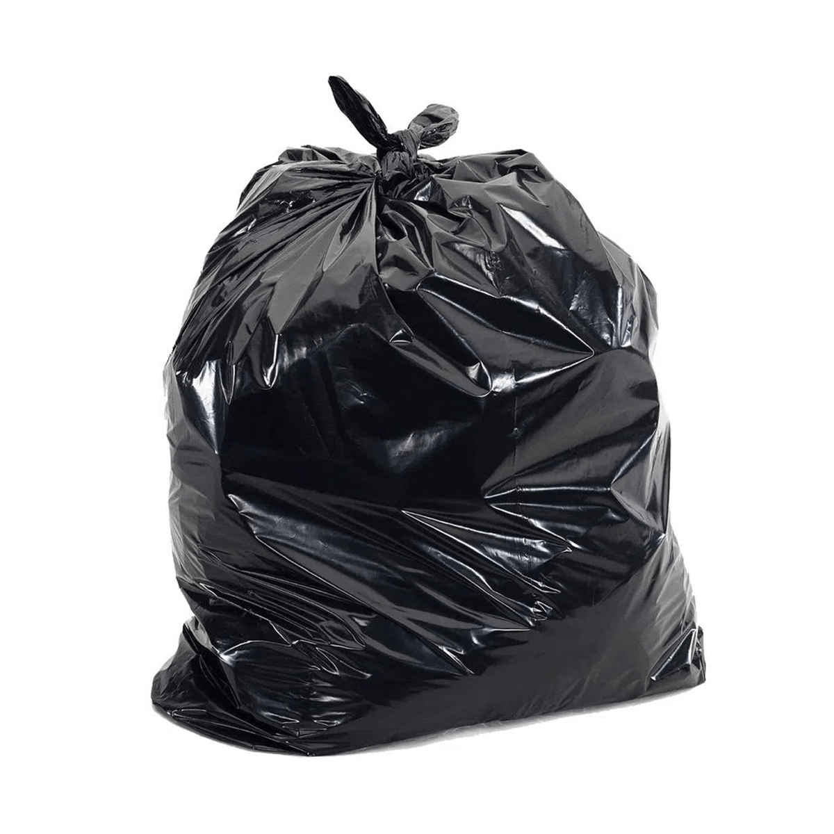 Saco para Lixo Preto 60L com 50 unidades Ravana