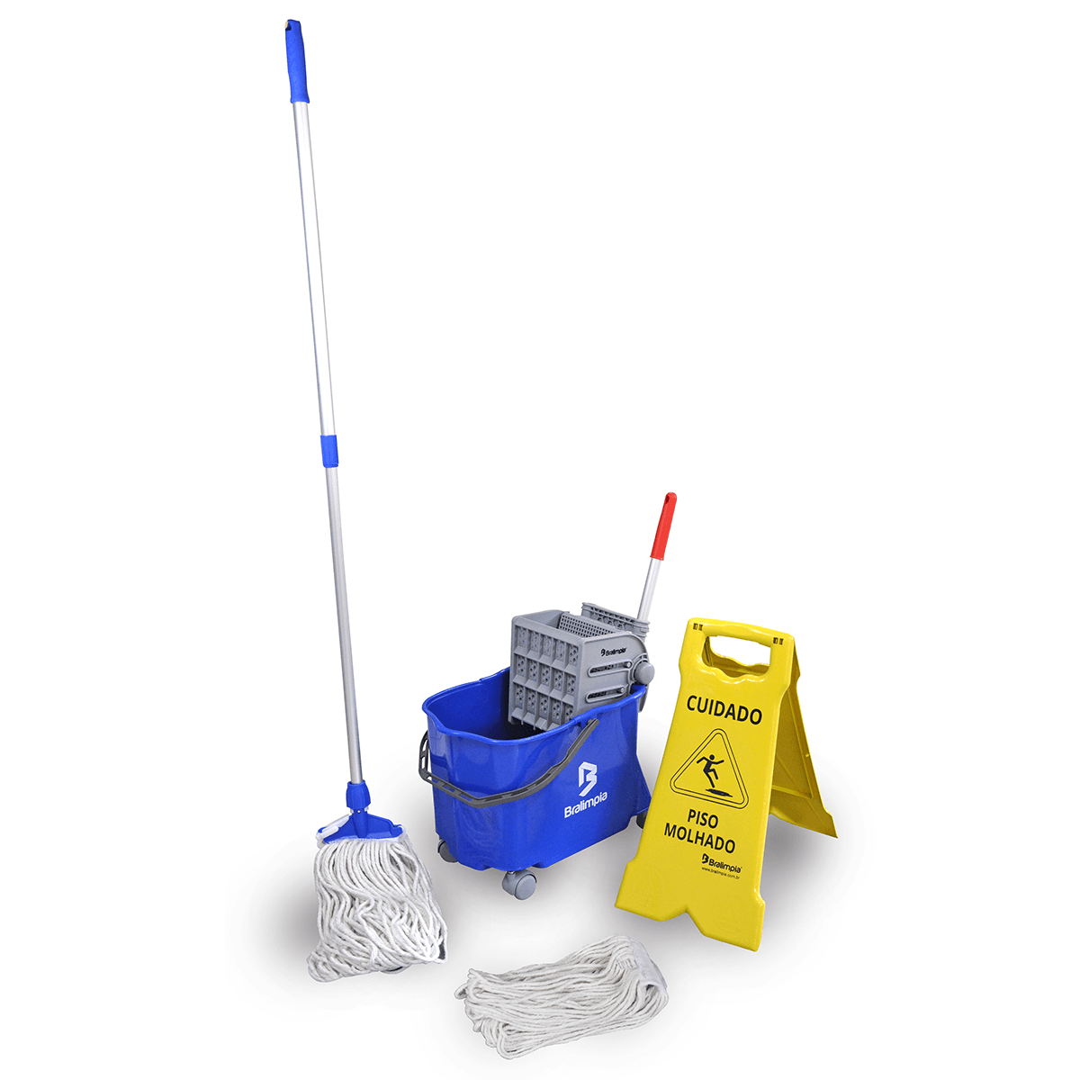 Kit Completo Doblô 20 Flex Azul Bralimpia