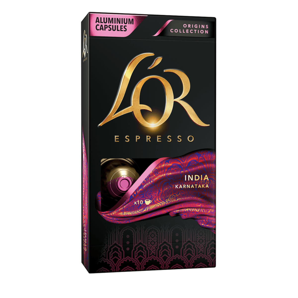 Cápsula de Café Espresso Índia 10x5,2g L'or