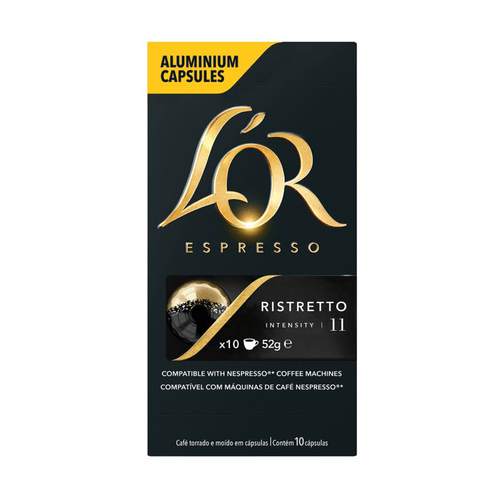 Cápsula de Café Espresso Ristretto 10x5,2g L'or