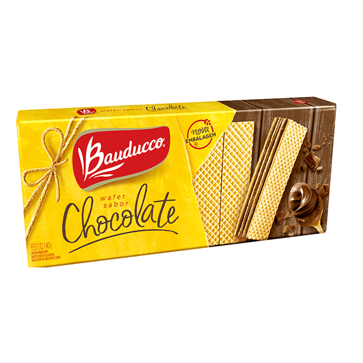 Biscoito Wafer Chocolate 140g Bauducco