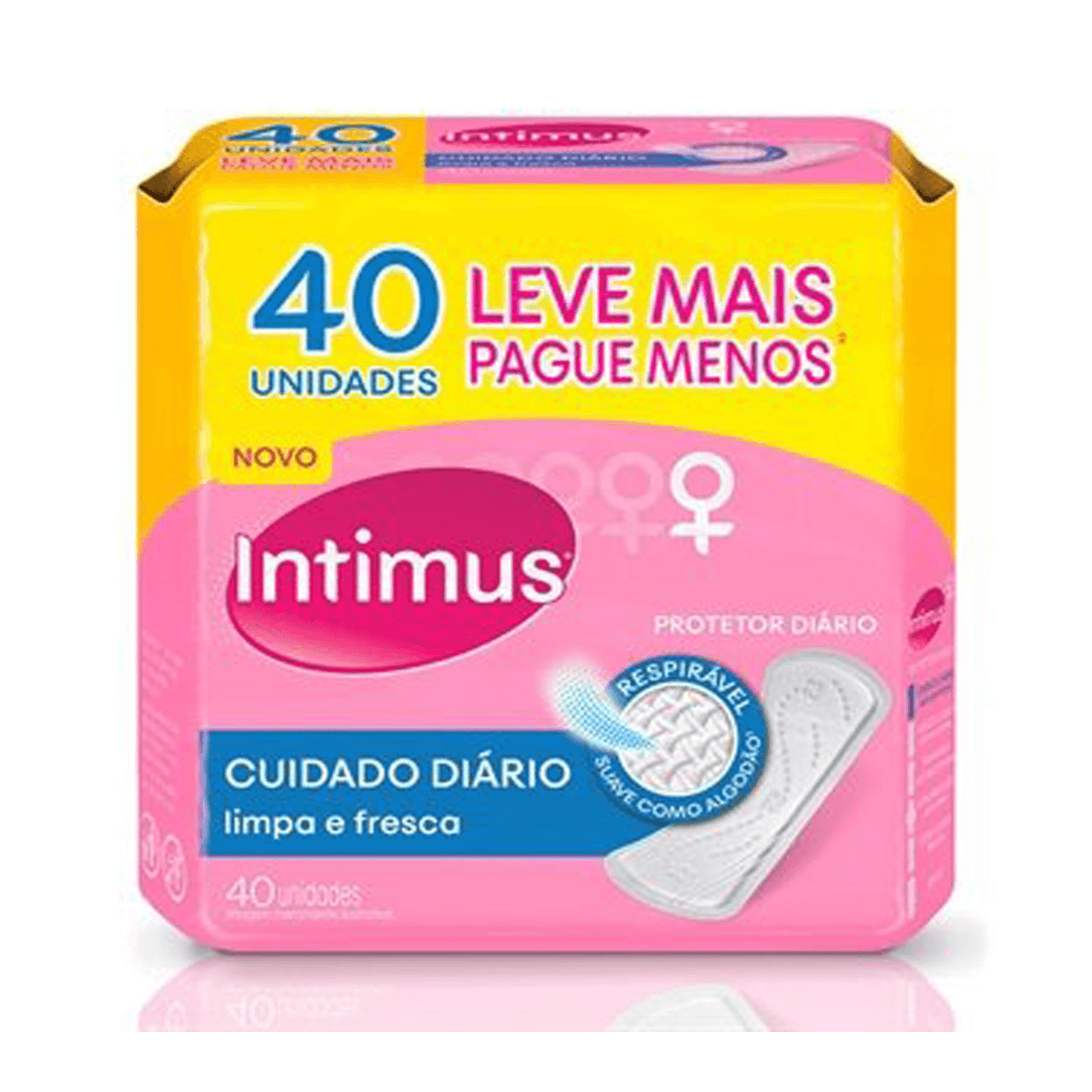 Protetor Cuidado Diário 40 unidades Intimus