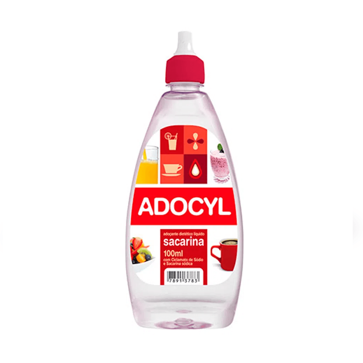 Adoçante Líquido Sacarina 100ml Adocyl