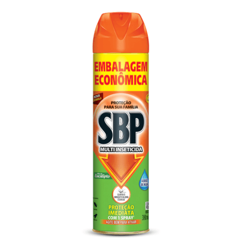 Inseticida Aerossol Multi Insetos Eucalipto Embalagem Econômica 380ml SBP