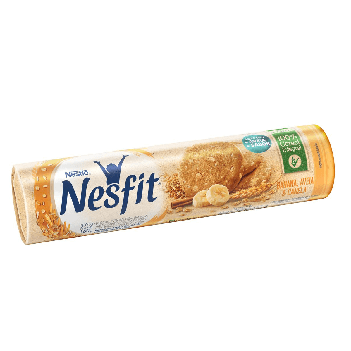 Biscoito Banana Aveia e Canela 160g Nesfit Nestle