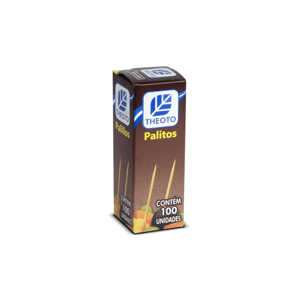 Palito de Dente com 100 unidades Theoto
