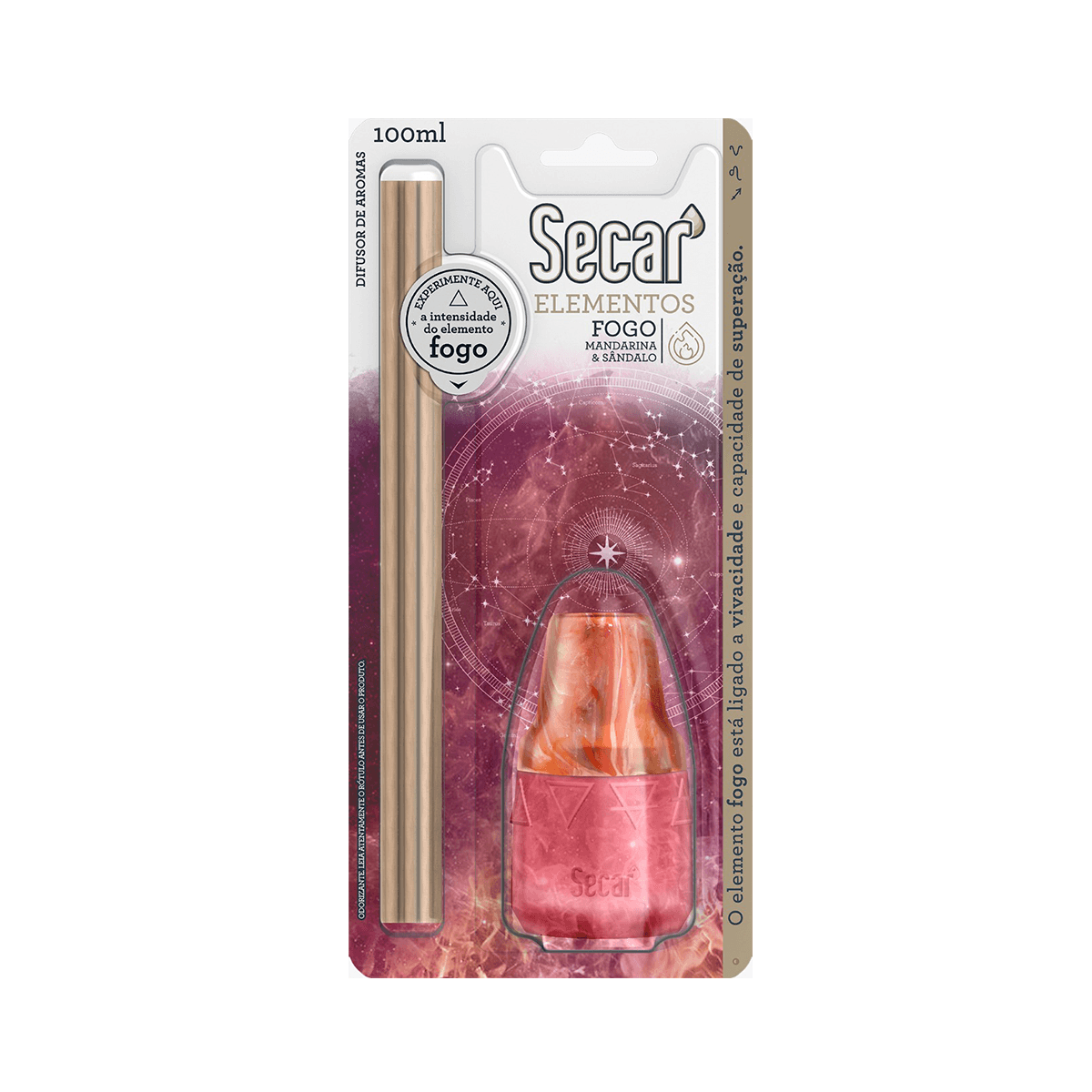 Difusor de Aromas Fogo 100ml Secar