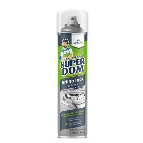 Brilha Inox 300ml Super Dom