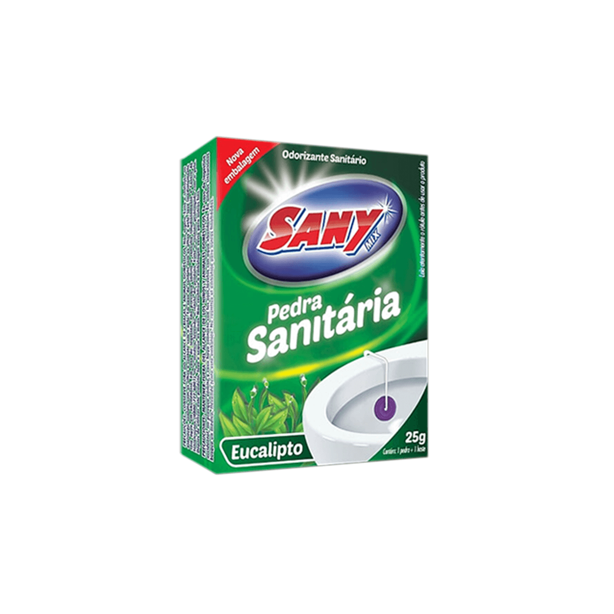 Pedra Sanitária Eucalipto 25g Sanymix