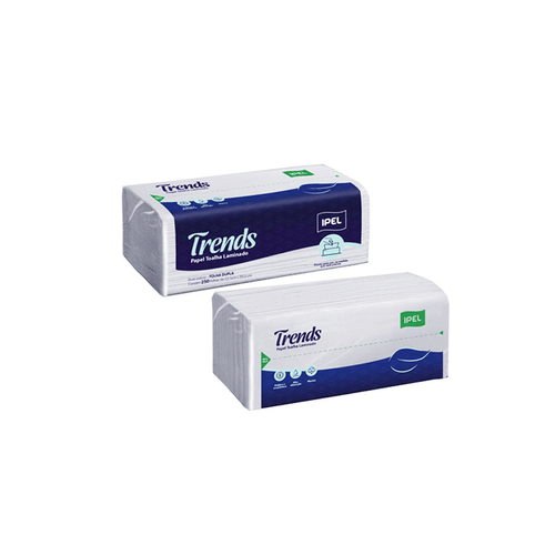 Papel Toalha Interfolha 2 Dobras Folha Dupla 250 folhas Ipel Trends
