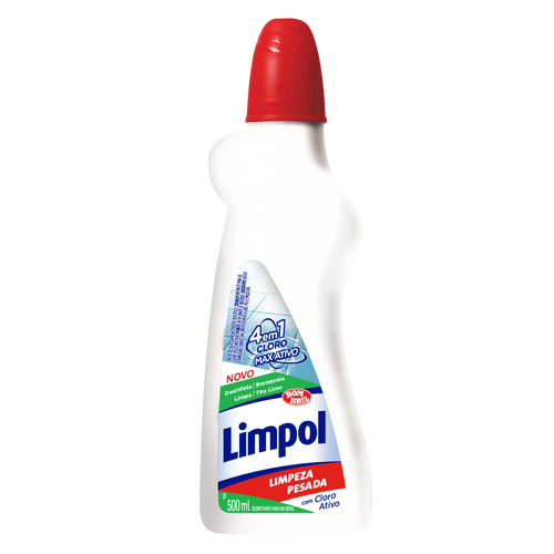 Multiuso Limpeza Pesada Cloro Ativo 500ml Limpol