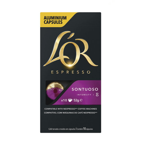 Cápsula de Café Espresso Sontuoso 10x5,2g L'or