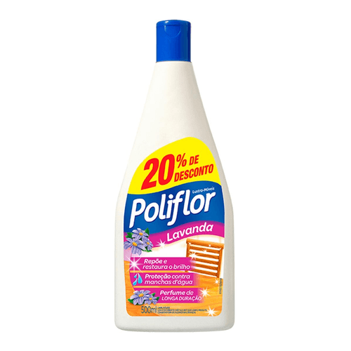 Lustra Móveis Lavanda Promocional 500ml Poliflor