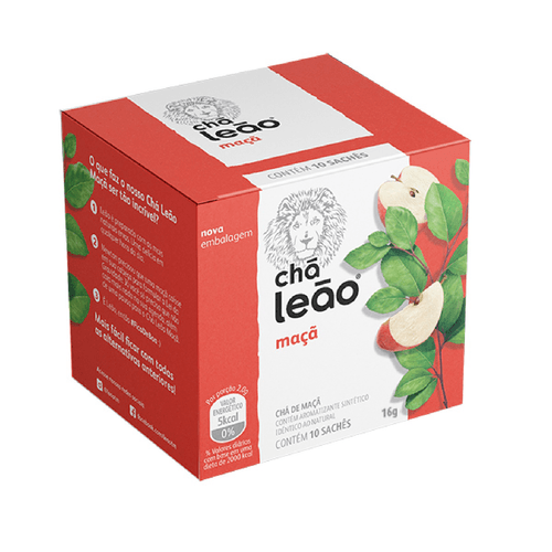 Chá Maçã 10x1,6g Leão