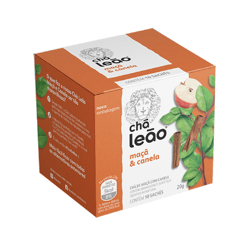 Chá Maçã com Canela 10x2g Leão