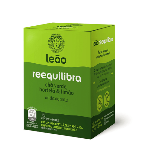 Chá Funcionais Reequilibra 10x1,8g Leão