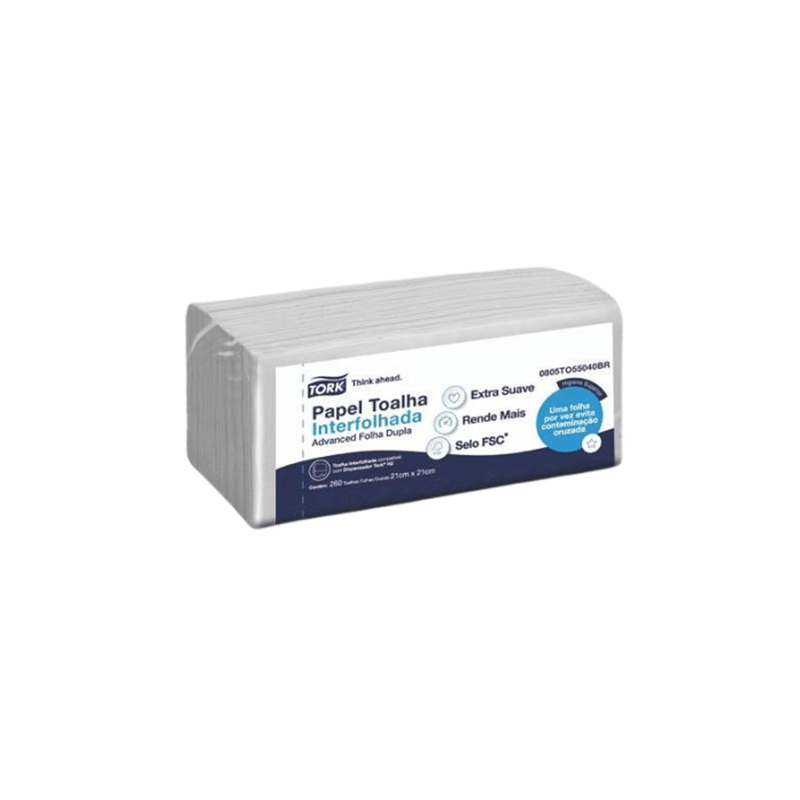 Papel-Toalha-Interfolha-3-Dobras-Folha-Dupla-Advanced-com-4.160-Folhas-Tork-102755