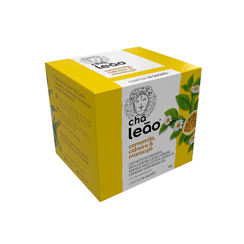 Chá Premium Camomila, Cidreira e Maracujá 10x1,6g Leão