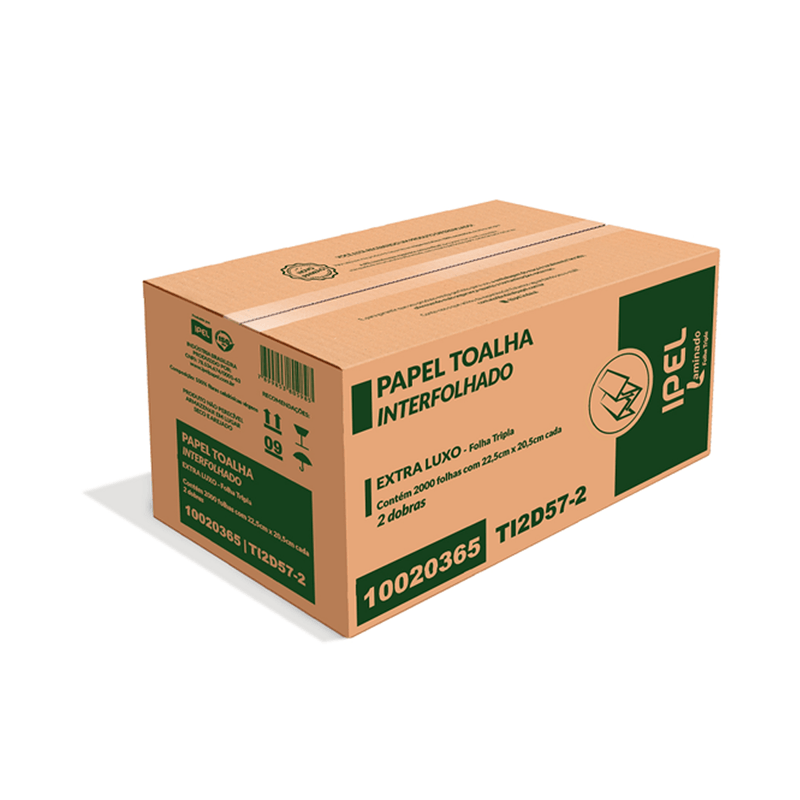 Papel-Toalha-Interfolha-Laminado-2-Dobras-Folha-Tripla-Fit-Extra-Luxo-2.000-folhas-Ipel-105080