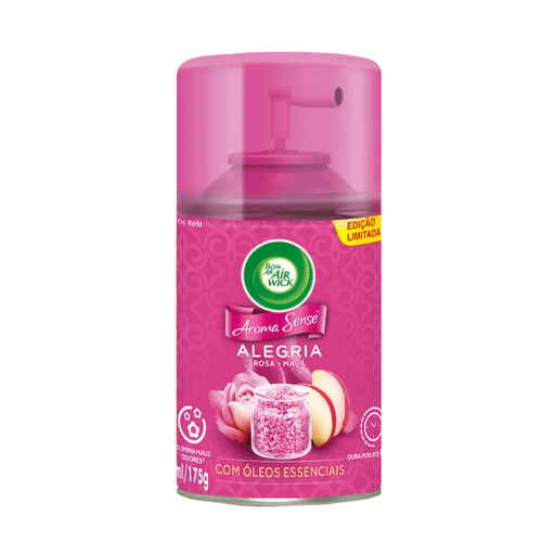 Odorizador Refil Aroma Sense Alegria 250ml Bom Ar