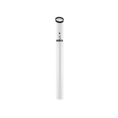 Tubo Coletor para Copo de Café Branco Nobre