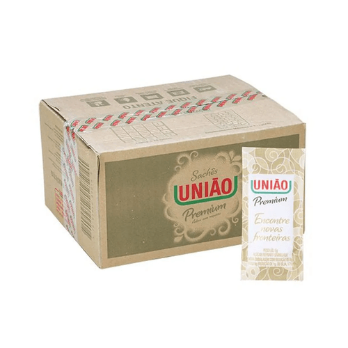 Açúcar Sachê Premium com 1.000 unidades União