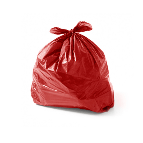 Saco para Lixo Vermelho 60L com 100 unidades Saquitel