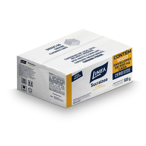 Adoçante em Pó Sucralose com 1.000 unidades Linea