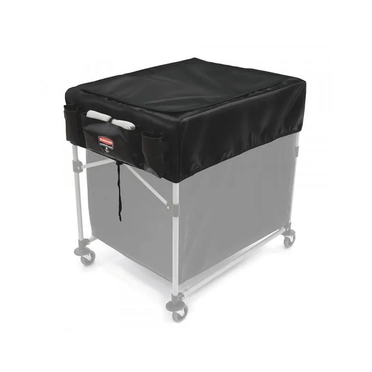 Tampa para Carro Dobrável X-Cart Preta 300L Rubbermaid