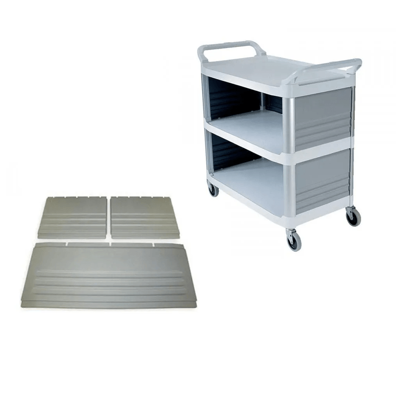 Kit-de-Paineis-Laterais-e-Fundo-para-Carro-Xtra-Cinza-Rubbermaid-105702