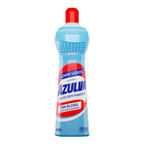 Limpa Vidros com Álcool 500ml Azulim