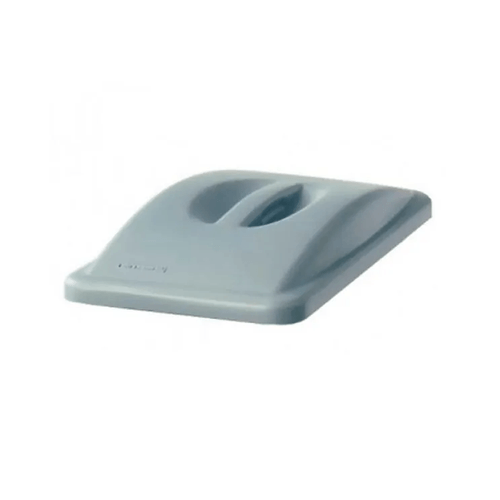 Tampa Plástica Slim Jim Simples Cinza Rubbermaid