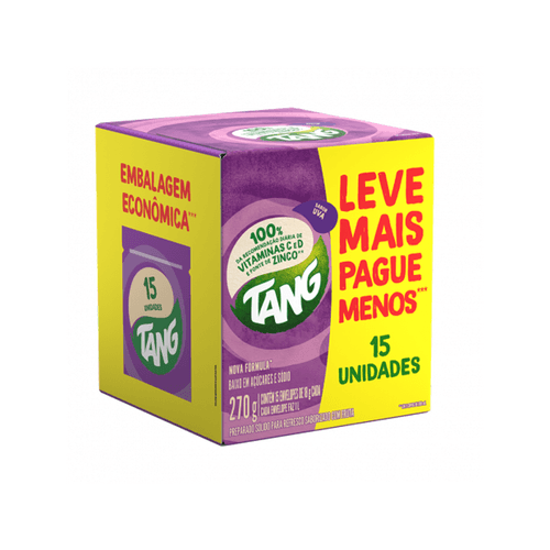 Suco em Pó Uva 15X18g Leve 15 pague 12 Tang