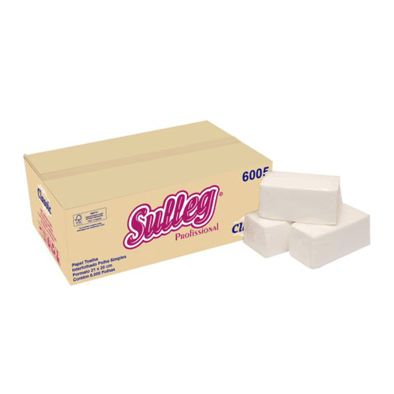 Papel-Toalha-Interfolha-2-Dobras-Folha-Simples-Classic-6.000-folhas-Sulleg-135044