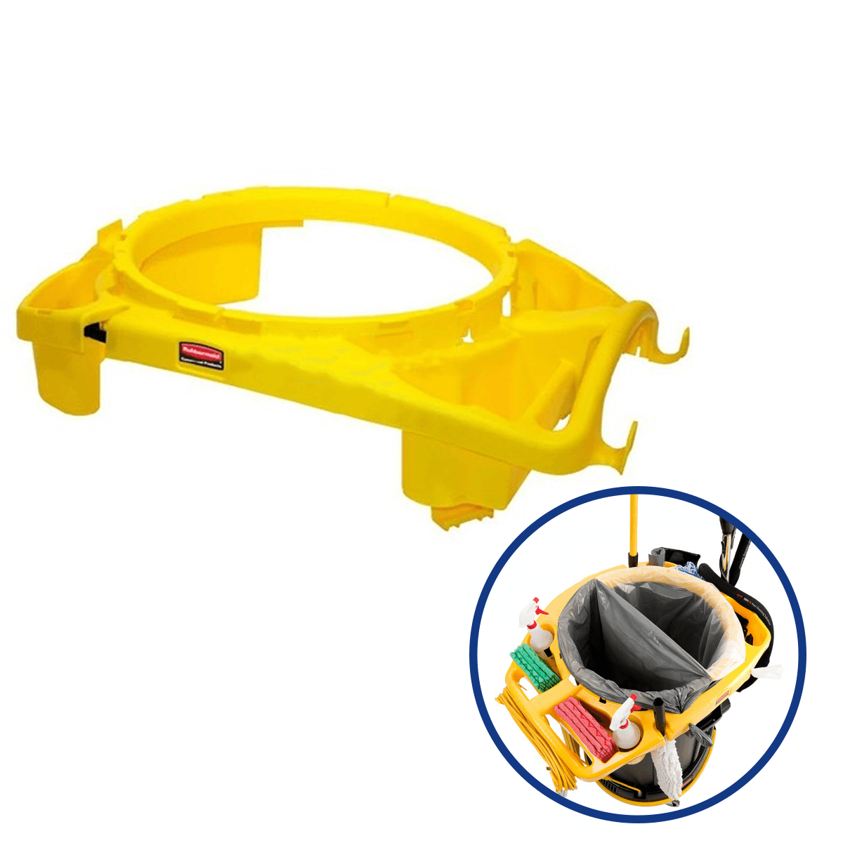 Organizador Amarelo para Brute Rubbermaid 166L