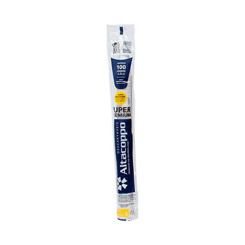Copo Descartável Branco Super Premium 100x80ml Altacoppo