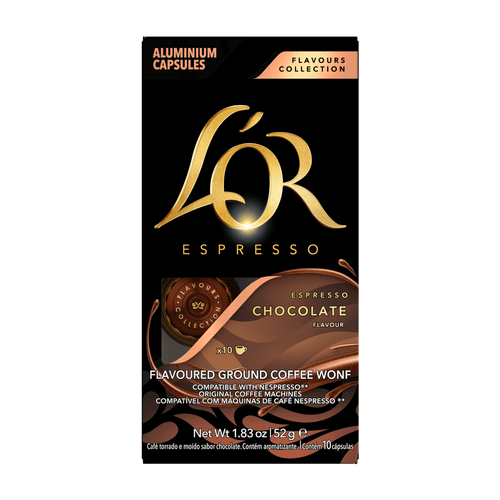 Cápsula de Café Expresso Chocolate 10x5,2 L'or